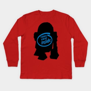 Kenny Baker Inside Kids Long Sleeve T-Shirt